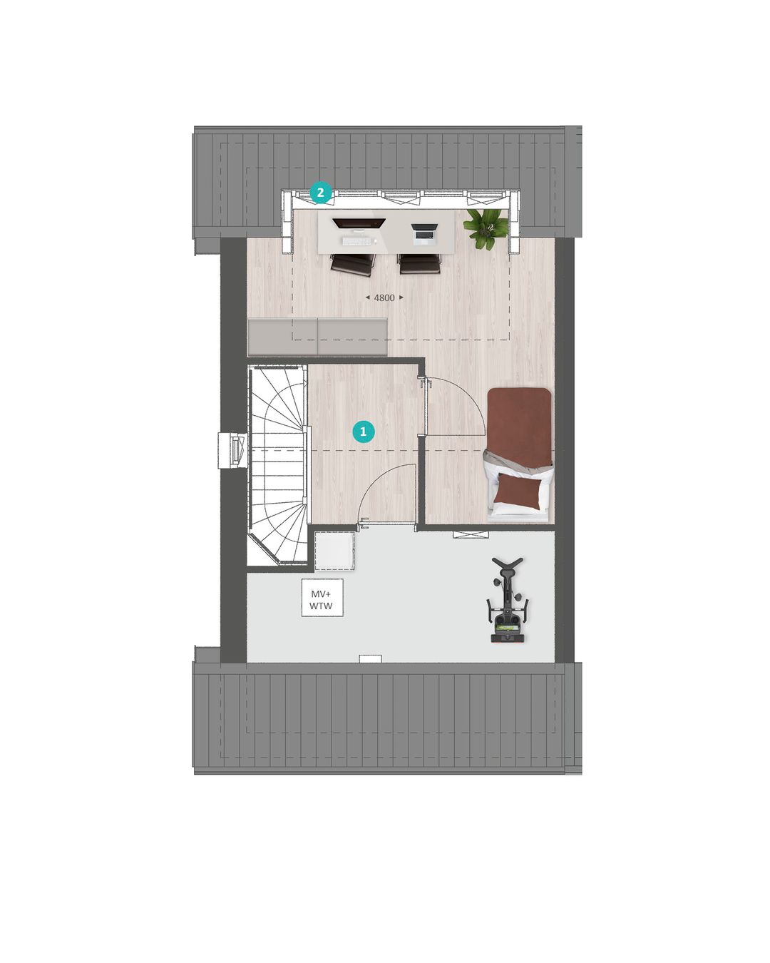 Foto 7 van 117 | Hoekwoning | Gehucht Zuid Fase 1 (Bouwnr. 117)