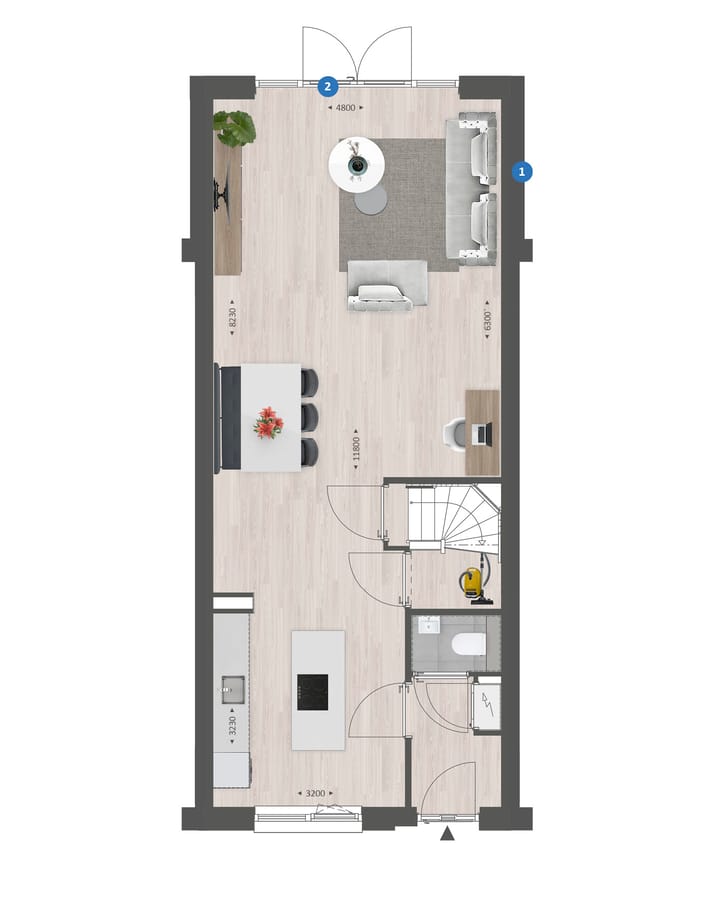 Foto 16 van 105 | Hoekwoning | Gehucht Zuid Fase 1 (Bouwnr. 105)