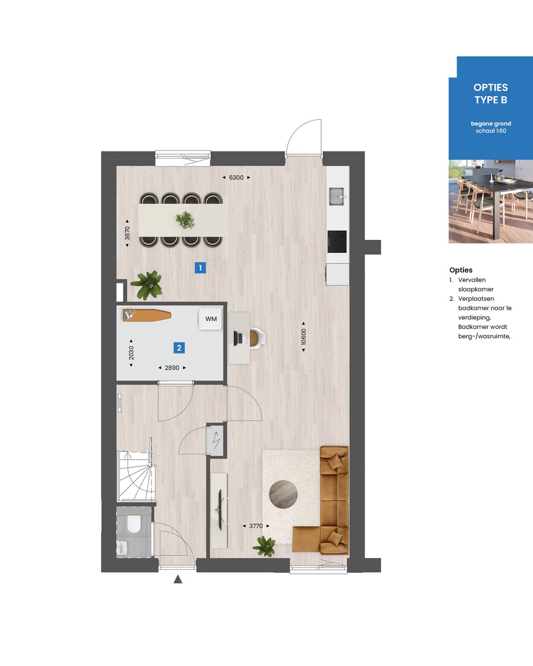 Foto 7 van Levensloopbestendige hoekwoningen (Bouwnr. 007)