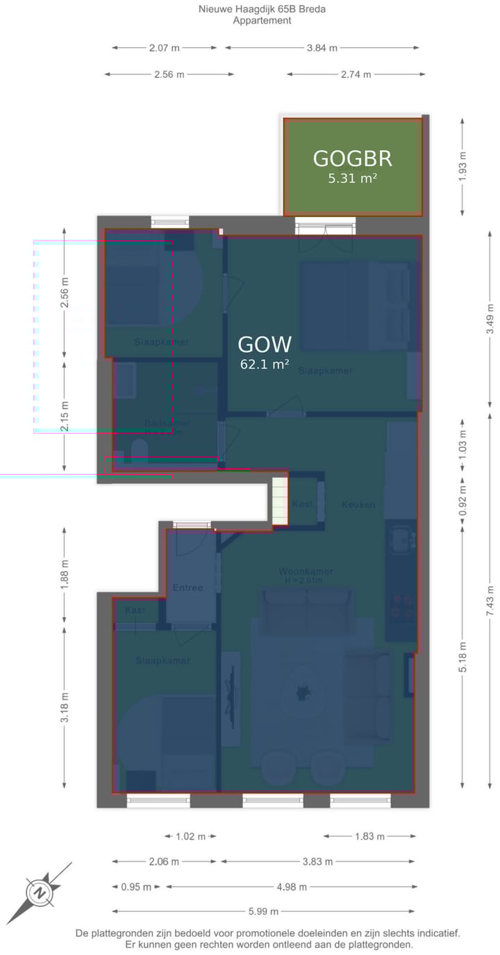 Foto 27 van Nieuwe Haagdijk 65-B