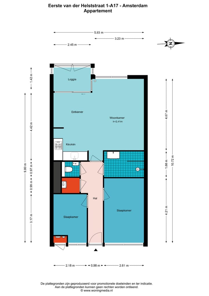Foto 21 van Eerste Van der Helststraat 1-A17