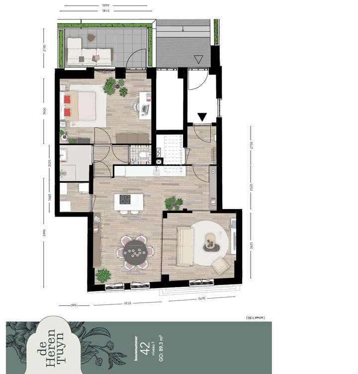 Photo 3 of 3-kamerappartement (Bouwnr. 42)