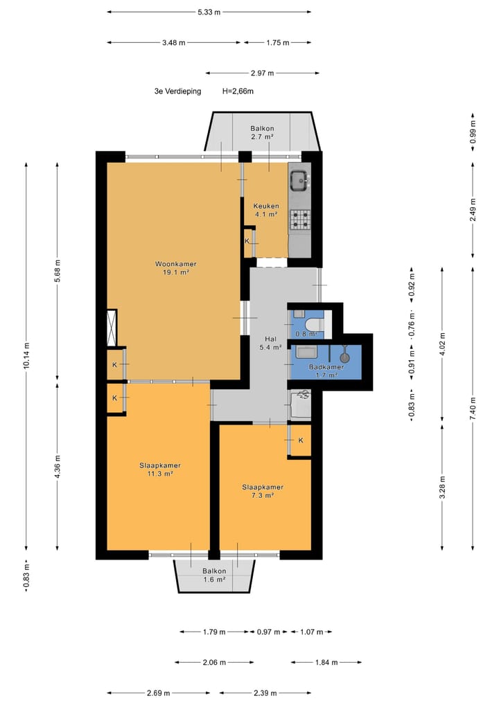 Foto 29 van Oostzeedijk Beneden 201-D