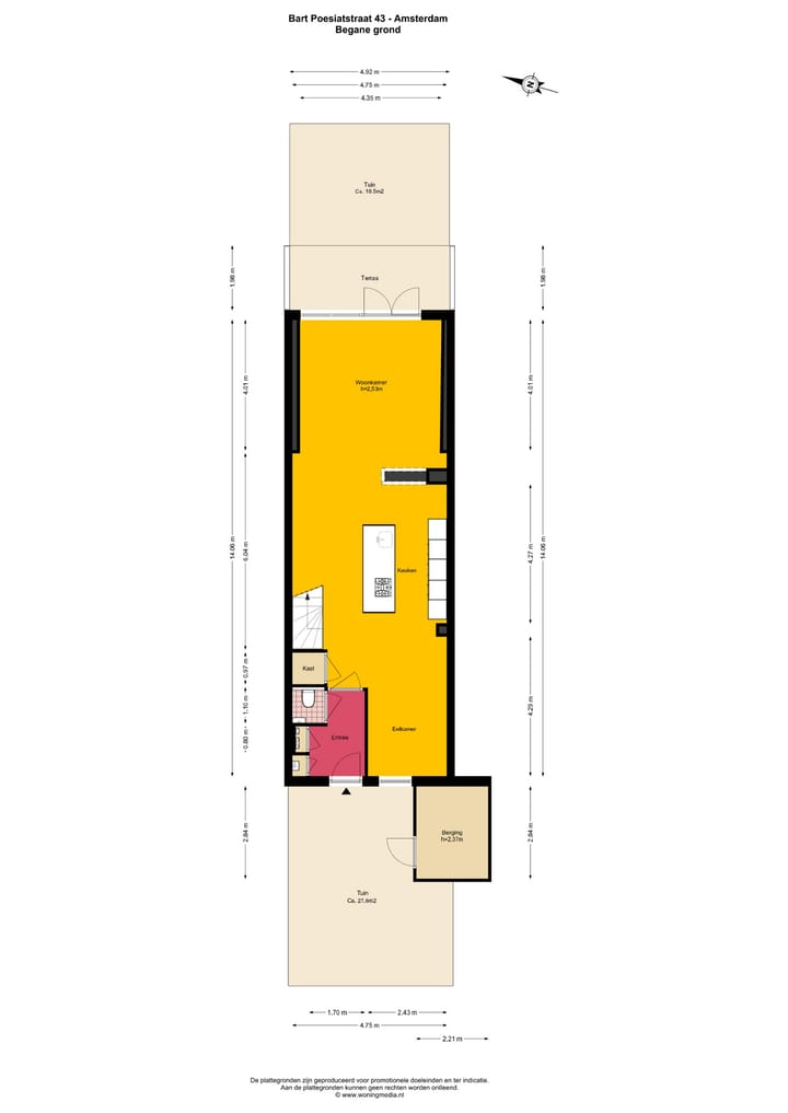 Photo 24 of Bart Poesiatstraat 43