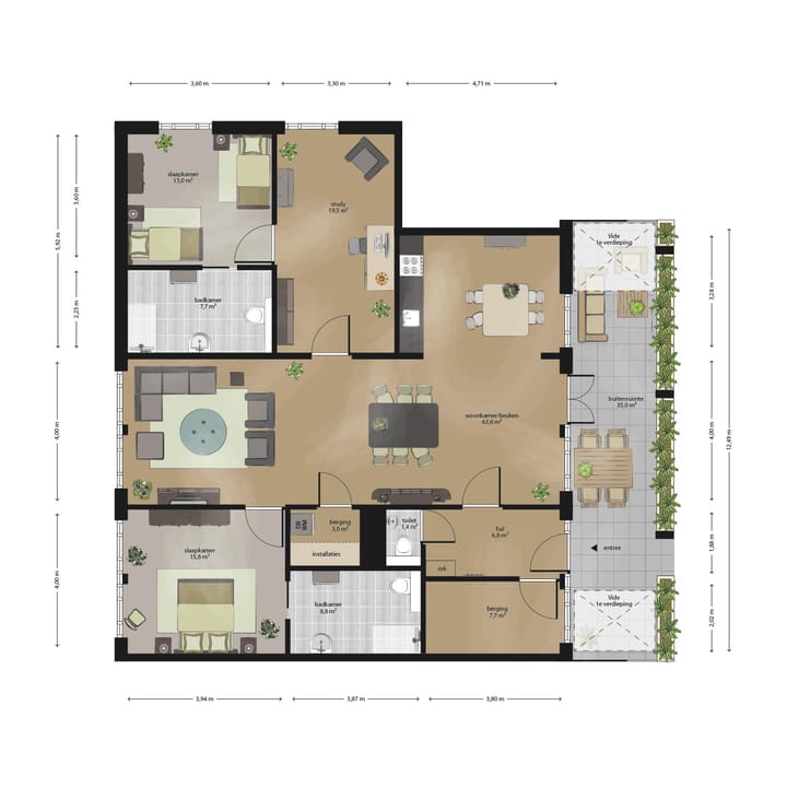 Photo 12 of Burgemeester Moonenlaan 5-09