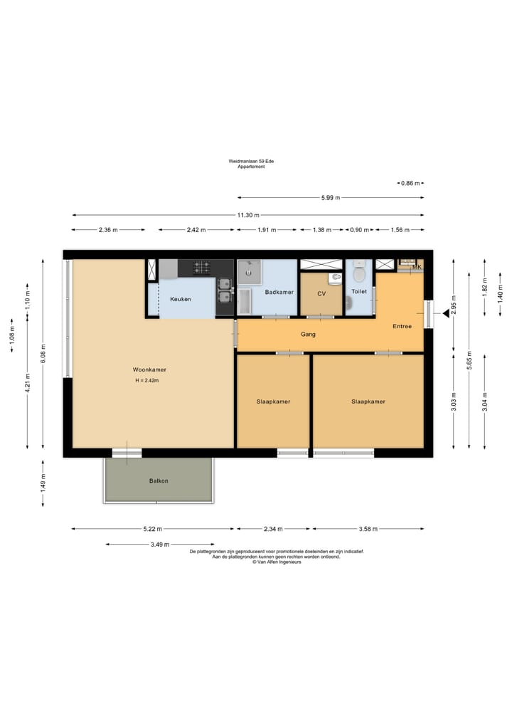 Foto 27 van Weidmanlaan 59