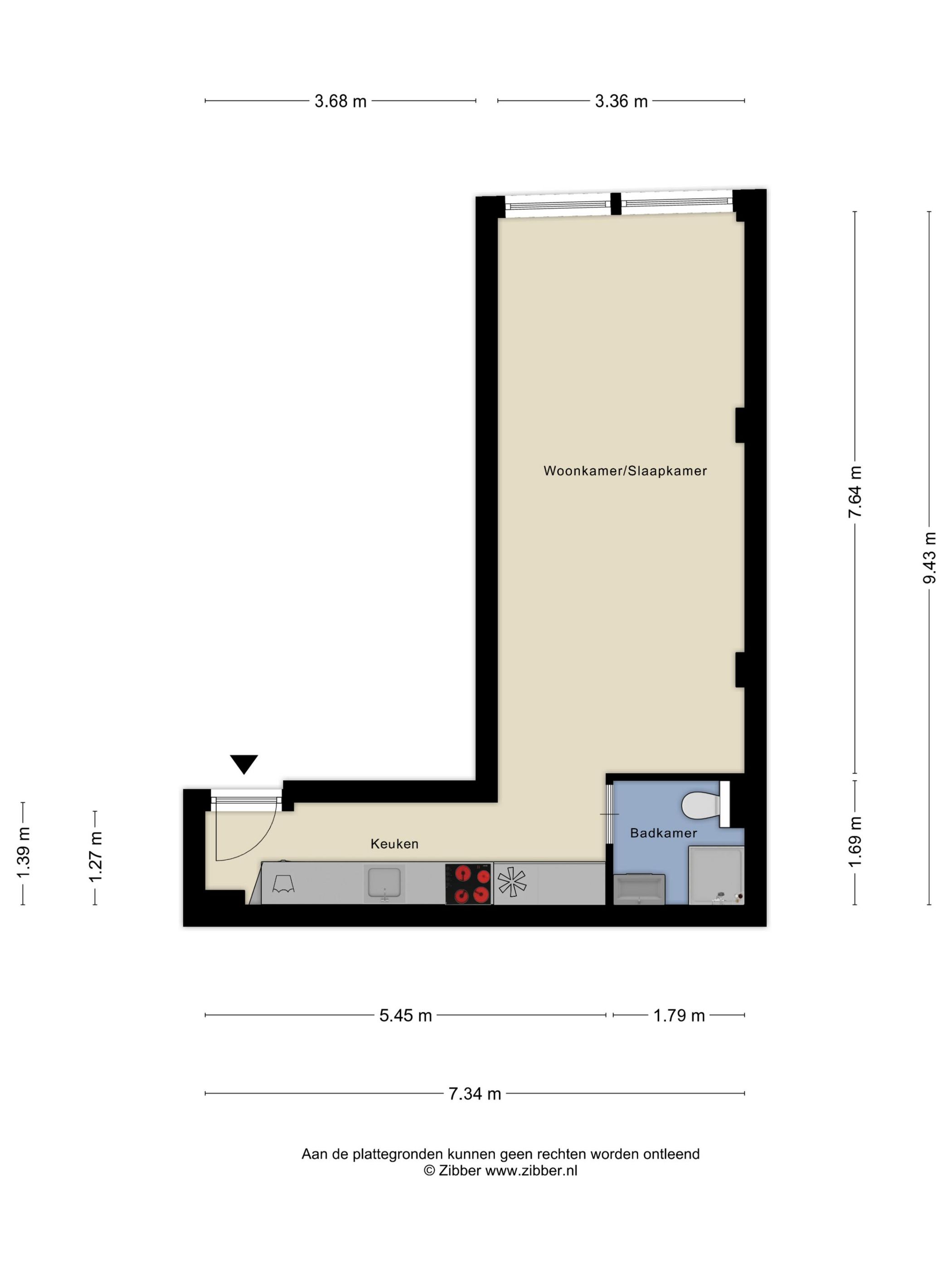 Foto 6 van Tullekensteeg 30-6
