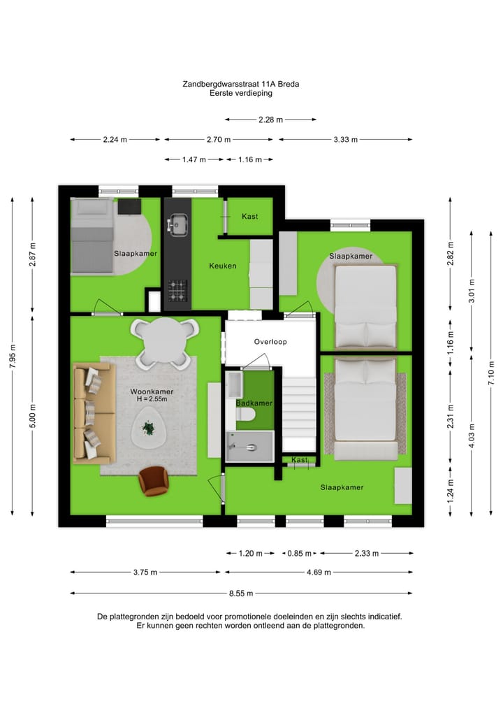 Foto 25 van Zandbergdwarsstraat 11-A