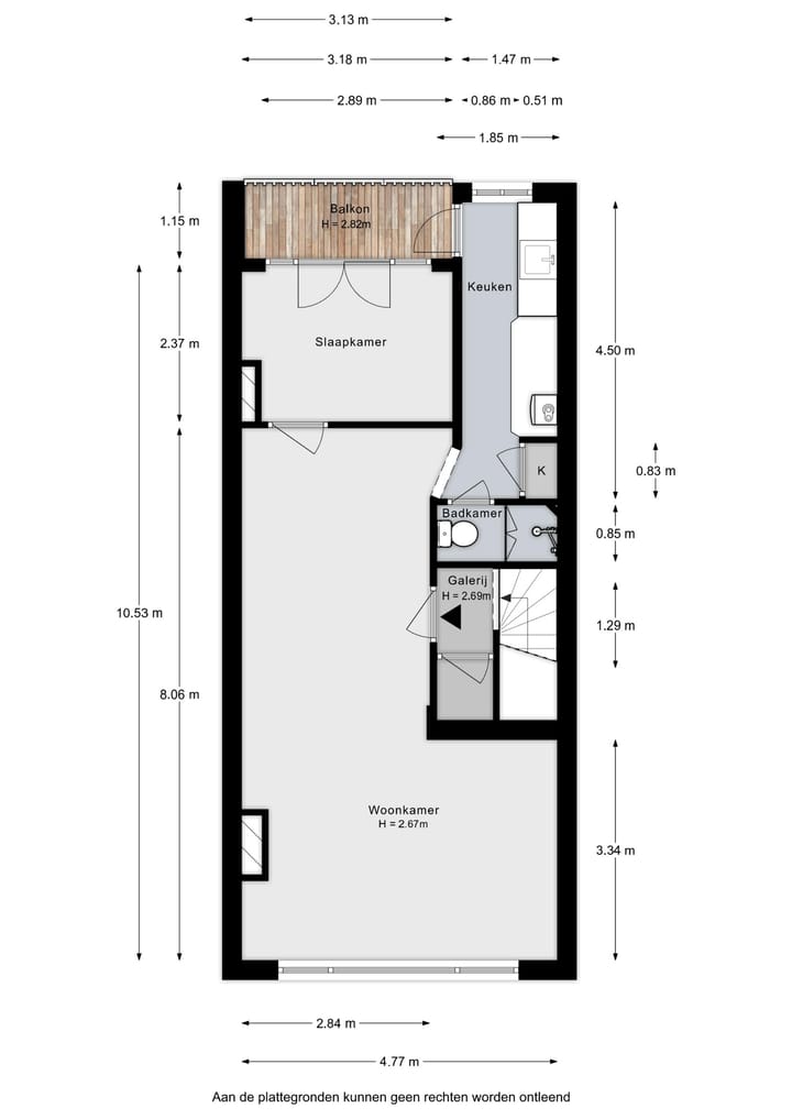 Foto 18 van Borgesiusstraat 25-A01