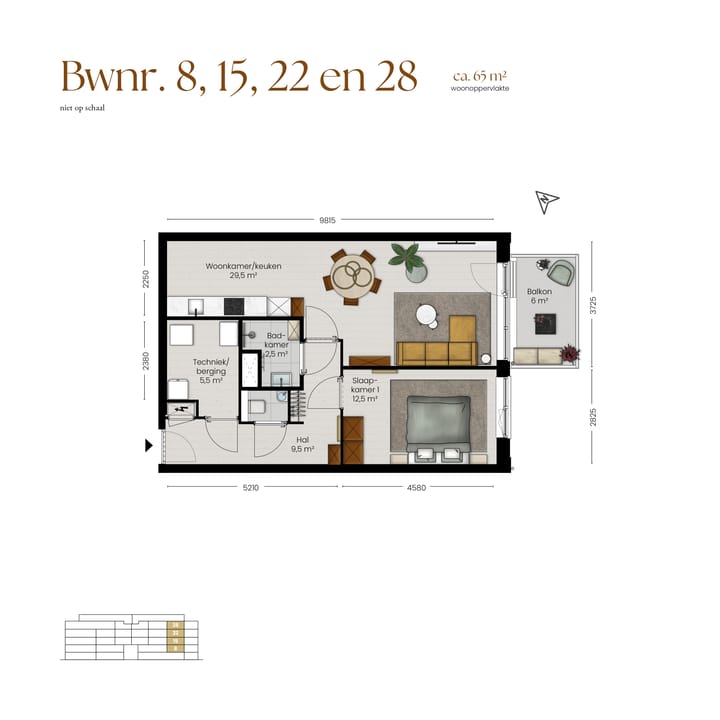 Photo 7 of Type 1 (Bouwnr. 8)