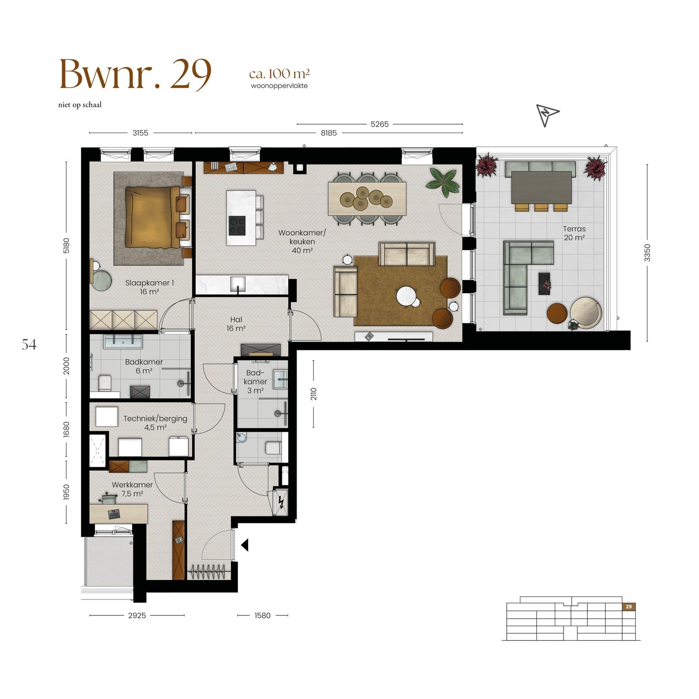 Foto 1 van Type 2 (Bouwnr. 29)