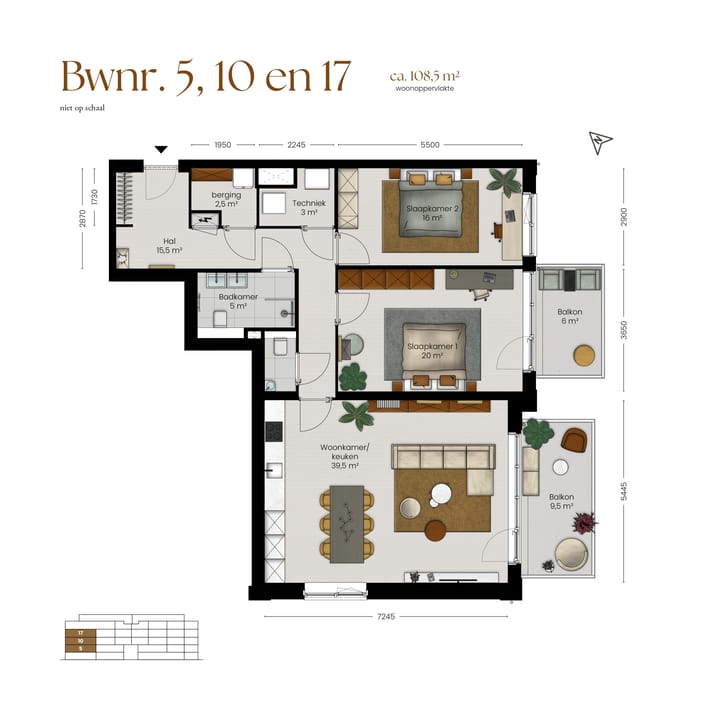 Photo 13 of Type 2 (Bouwnr. 17)