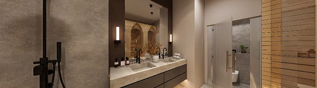 Appartement 1 - Badkamer