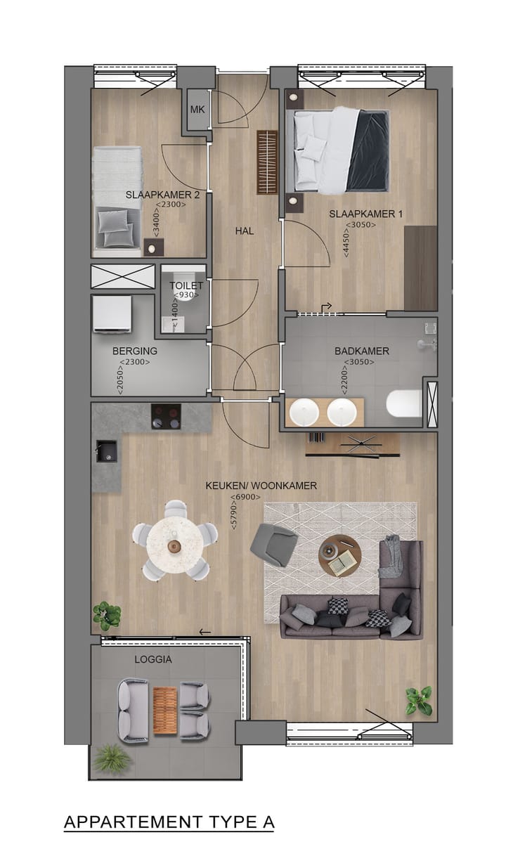 Photo 2 of Type A (Bouwnr. 01)