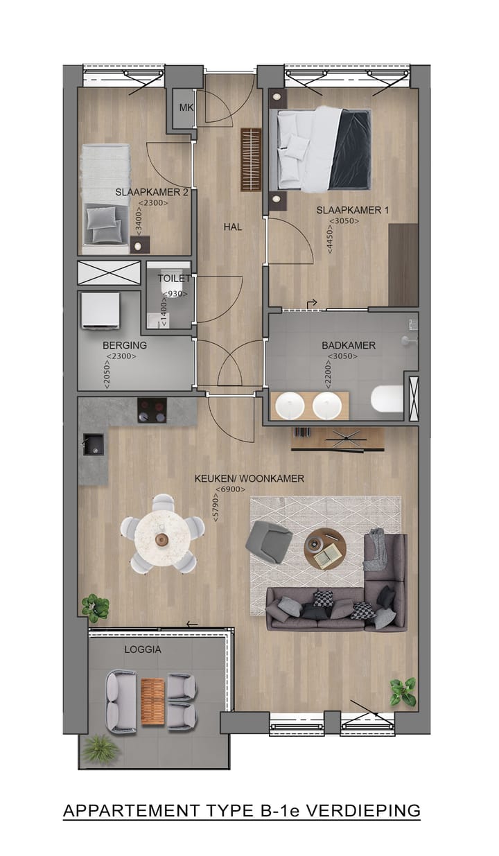 Foto 2 van Type B (Bouwnr. 7)