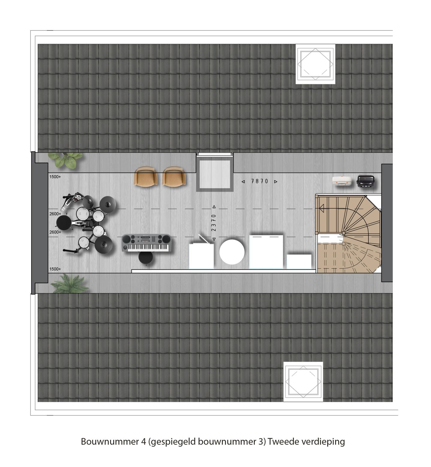 Foto 4 van Twee-onder-één-kap Schuurwoning (Bouwnr. 4)
