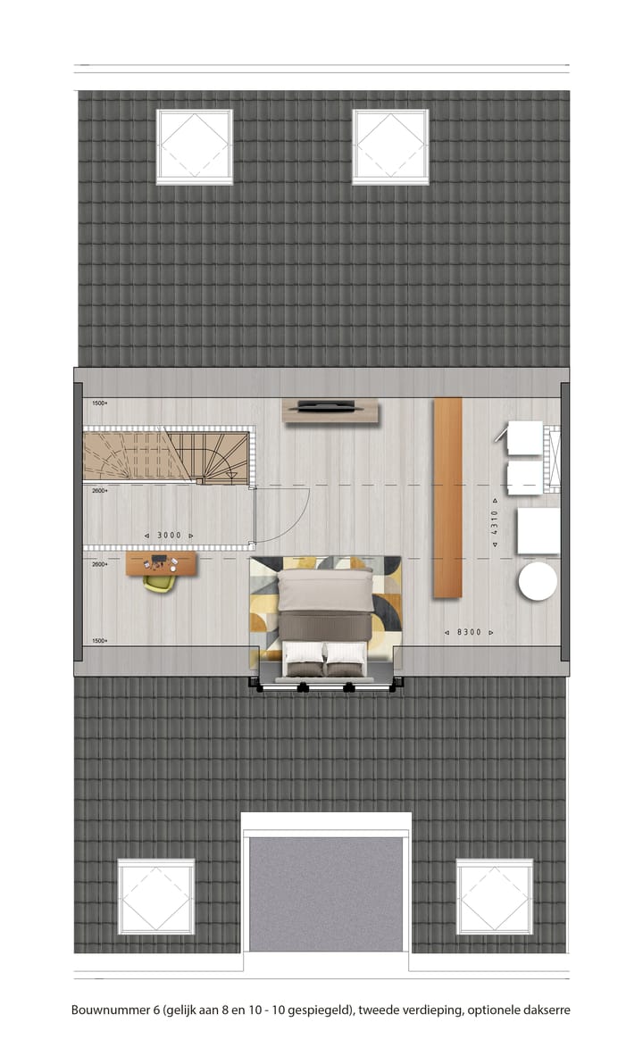 Foto 3 van Maisonnettes op het groene erf (Bouwnr. 6)