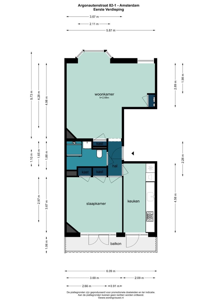 Photo 8 of Argonautenstraat 82-1