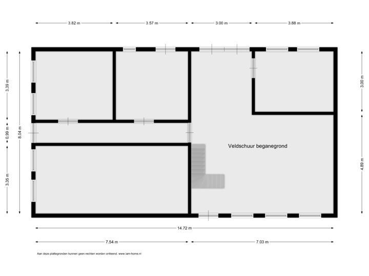 Veldschuur beganegrond