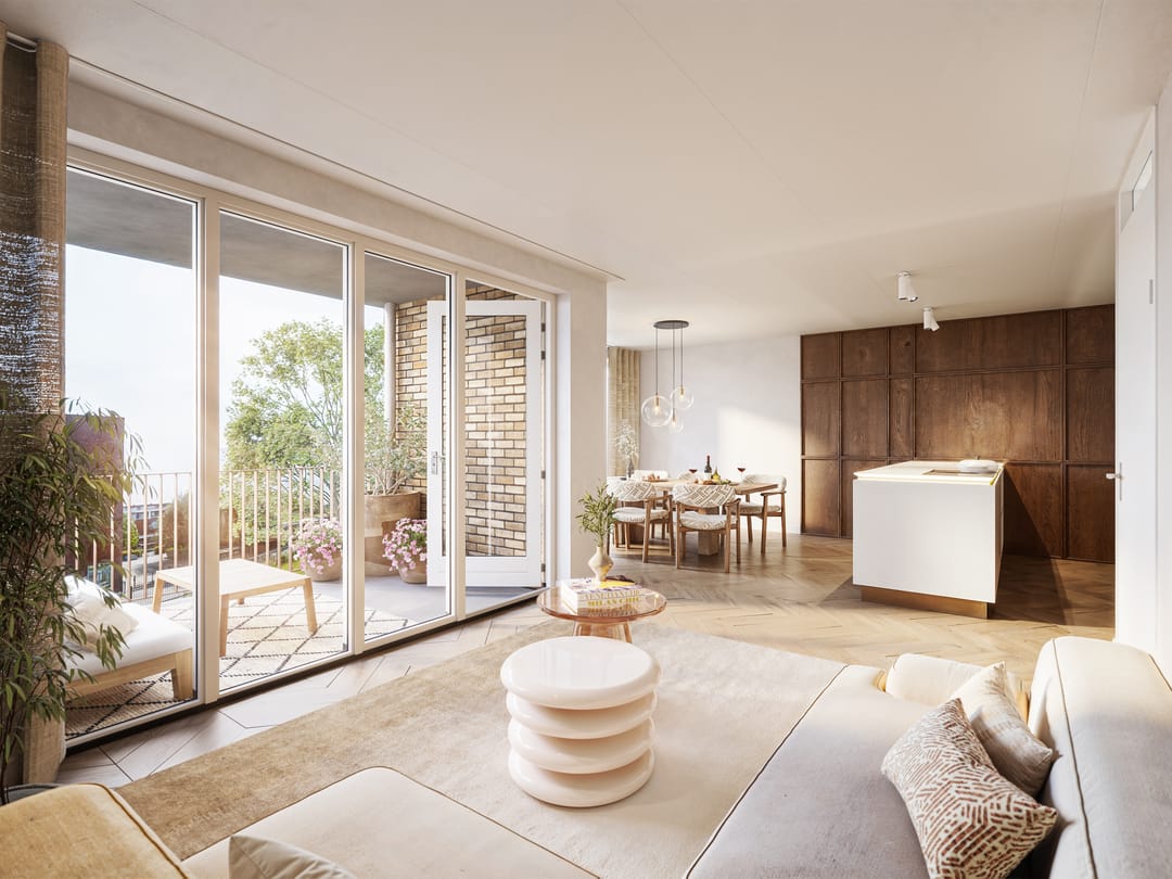 Foto 2 van 3 - KAMER APPARTEMENT (Bouwnr. 18)