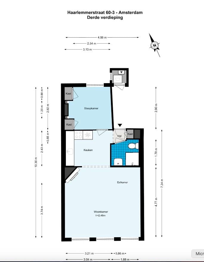 Photo 18 of Haarlemmerstraat 60-3