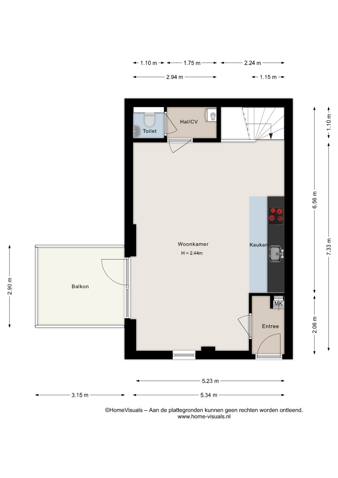 Foto 23 van Vechtstraat 36-F