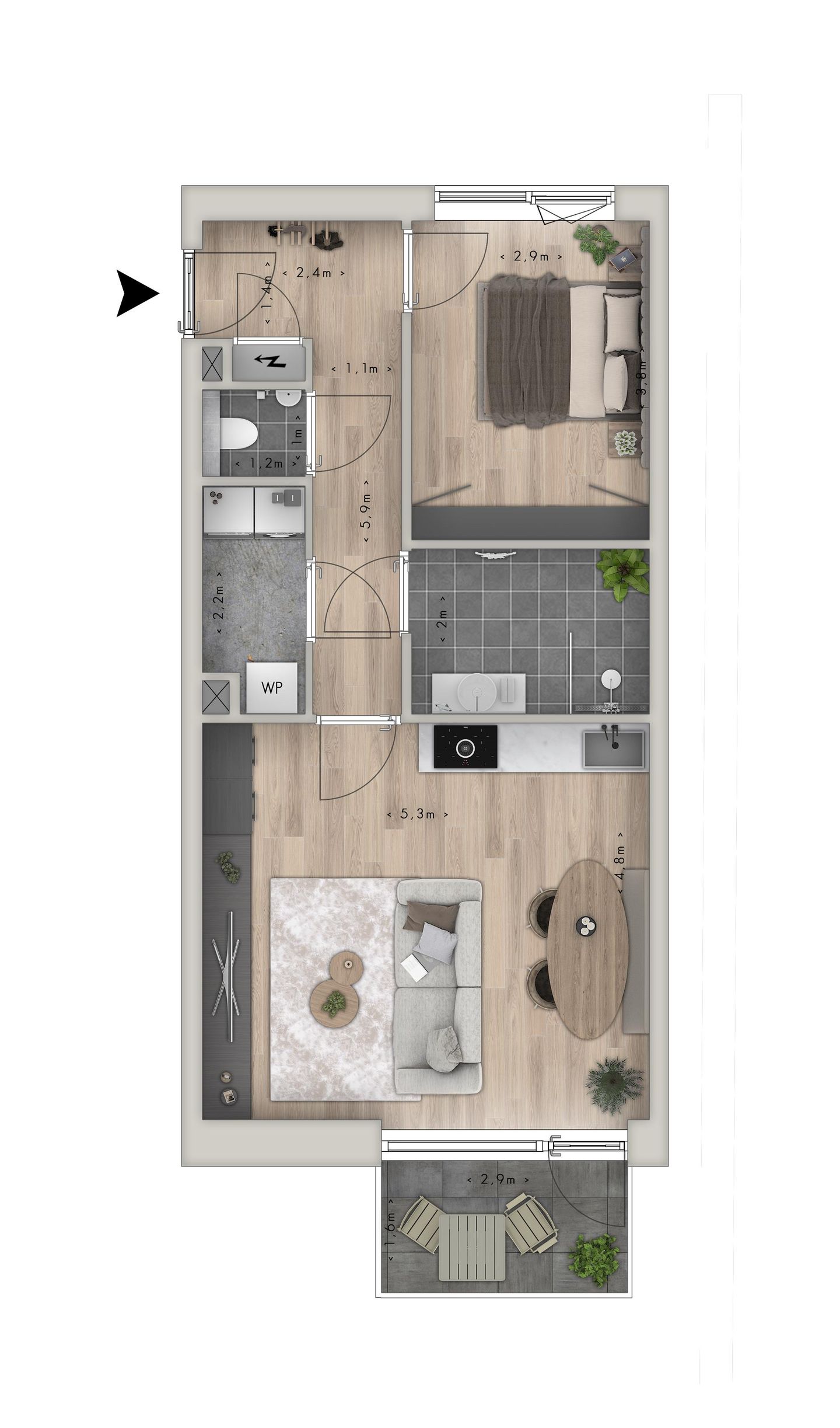 Foto 4 van Appartement 33