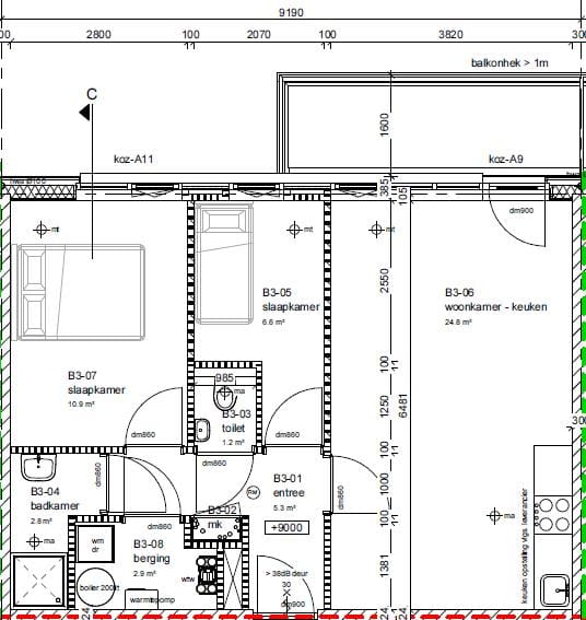 Foto 3 van Galjoenstraat 1-05