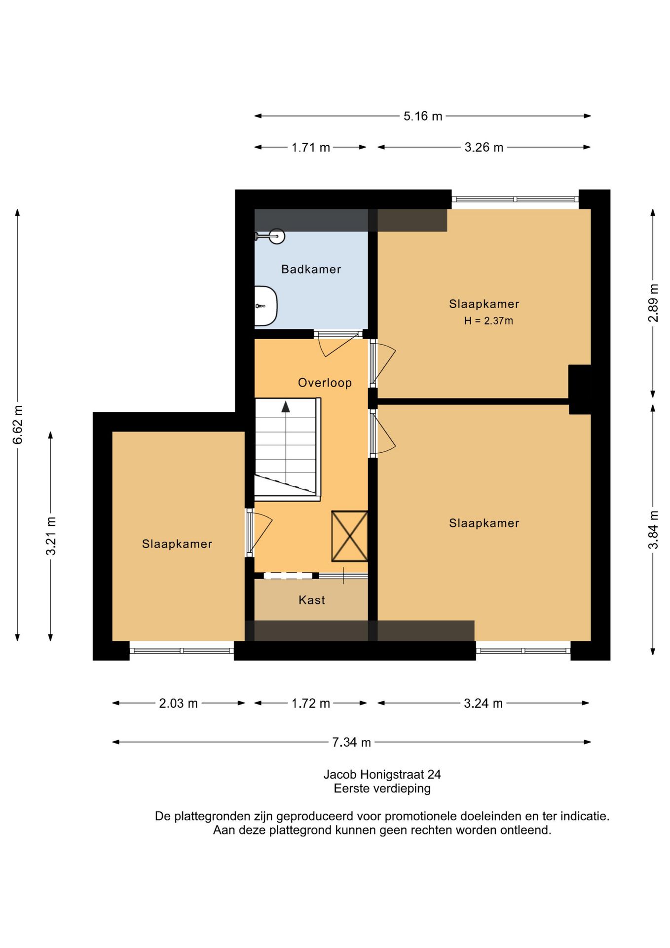 Foto 40 van Jacob Honigstraat 24