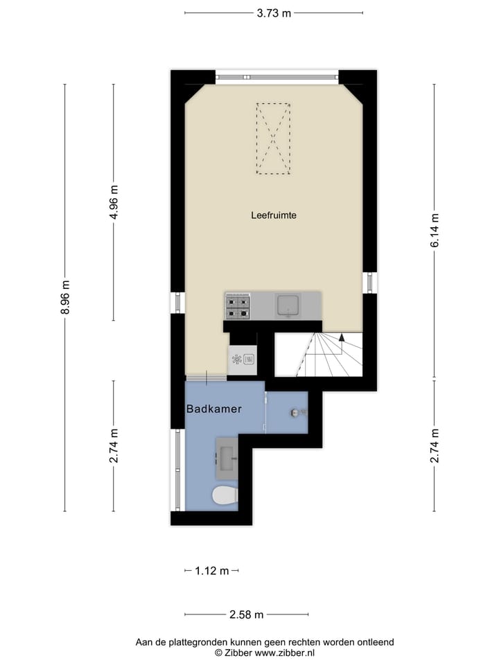 Foto 10 van Burgemeester Ceulenstraat 45-B01
