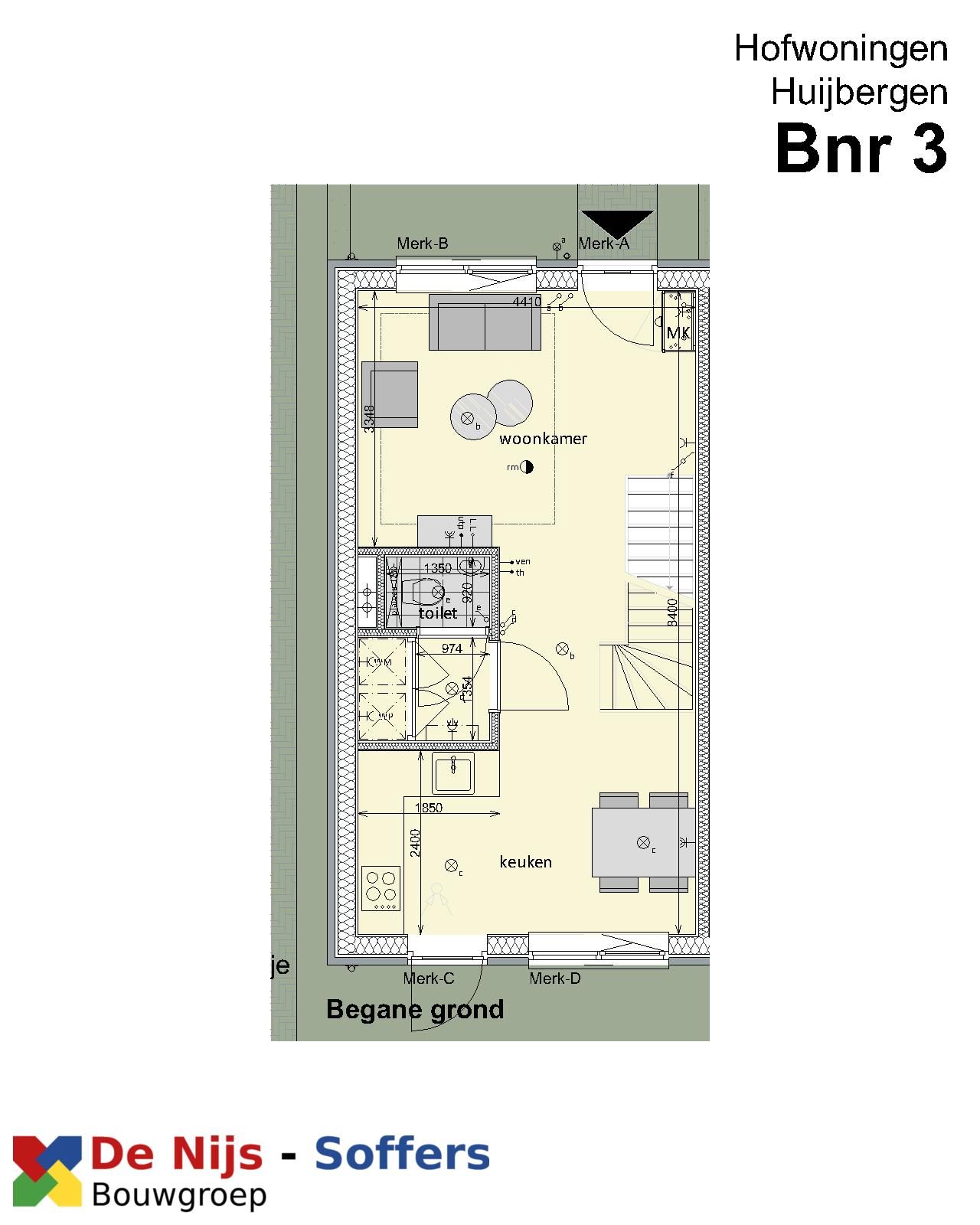 Foto 3 van Bergsestraat (Bouwnr. 3)