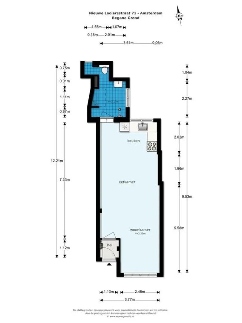 Foto 12 van Nieuwe Looiersstraat 71-H
