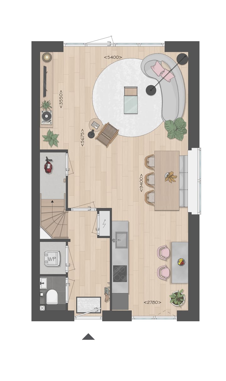 Foto 2 van Hoekwoning type E (Bouwnr. 7)