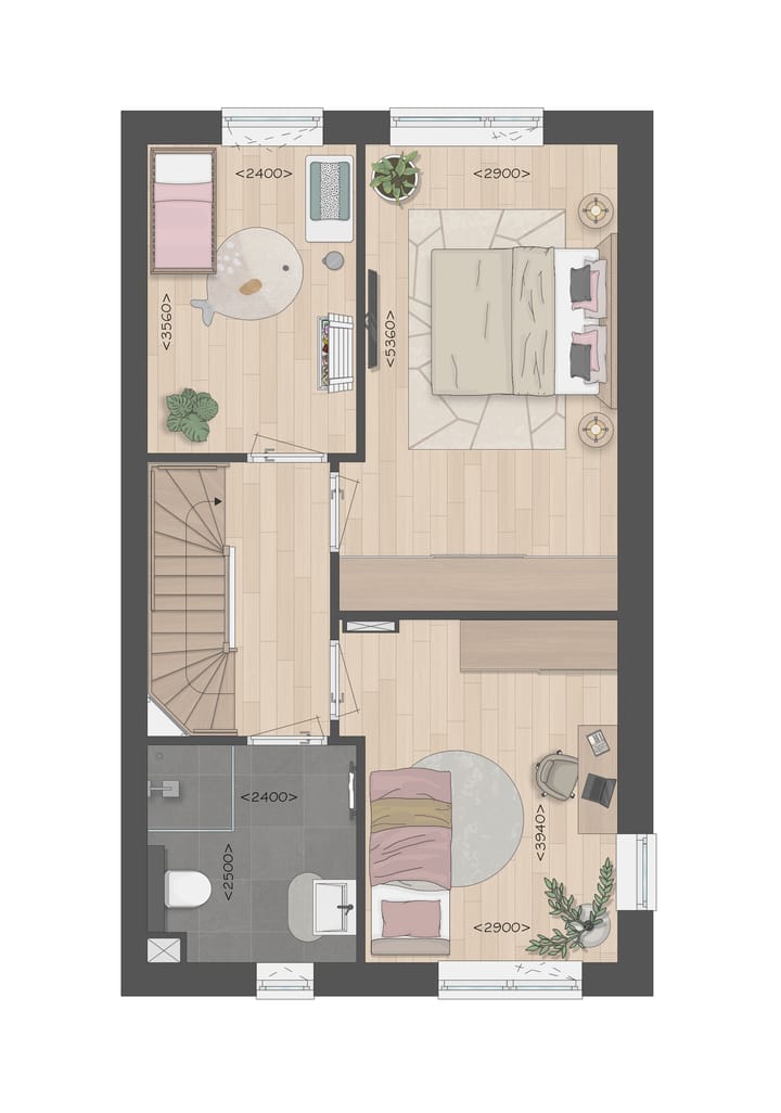 Foto 3 van Hoekwoning type E (Bouwnr. 7)