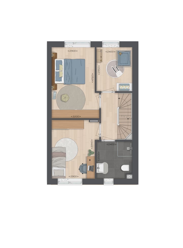 Foto 4 van Tussenwoning type D (Bouwnr. 4)