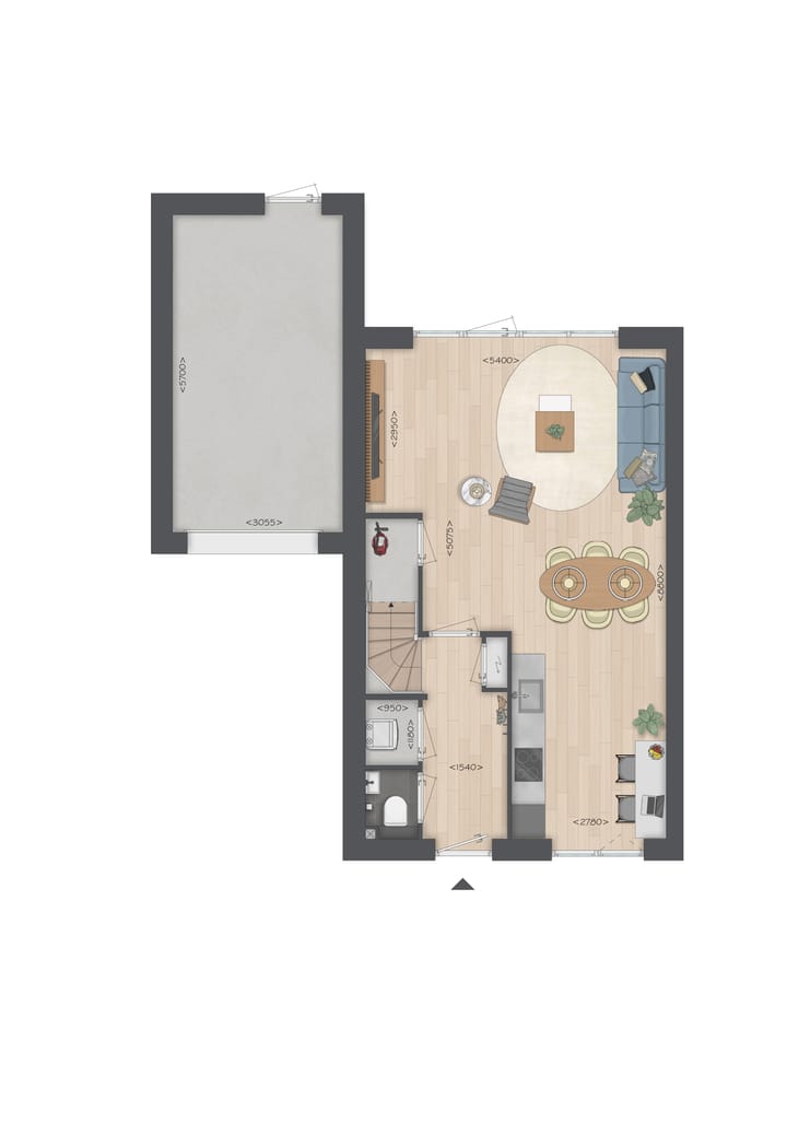 Foto 2 van Hoekwoning type C (Bouwnr. 3)