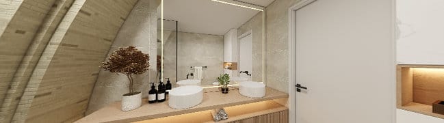 Appartement 6 - Badkamer