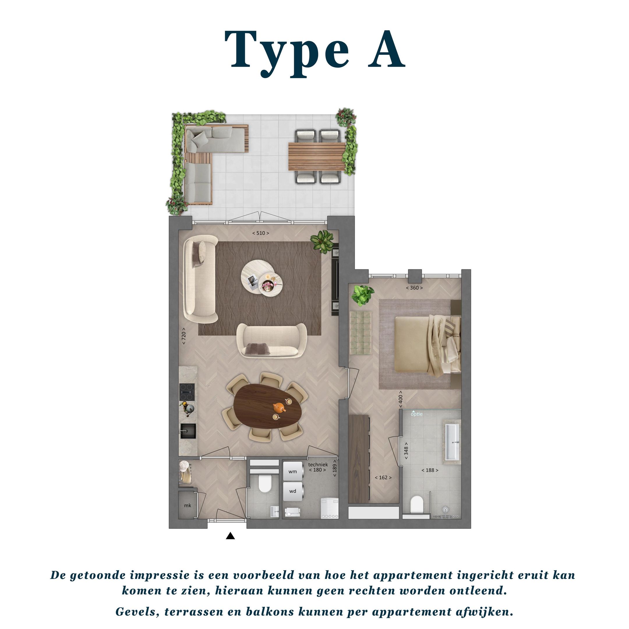 Photo 3 of Type A (Bouwnr. 55)