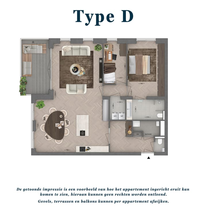 Foto 10 van Type D (Bouwnr. 69)