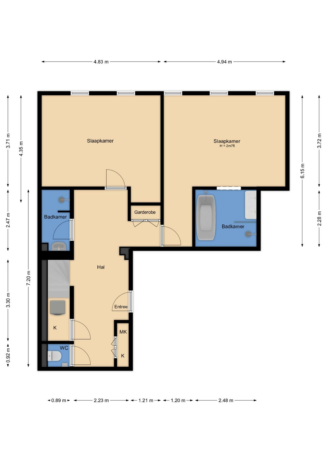Foto 47 van Badhuislaan 15-B
