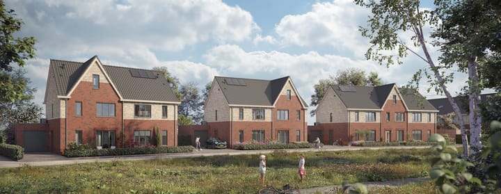 Foto 1 van 2 onder 1 kap woning (Bouwnr. 14)