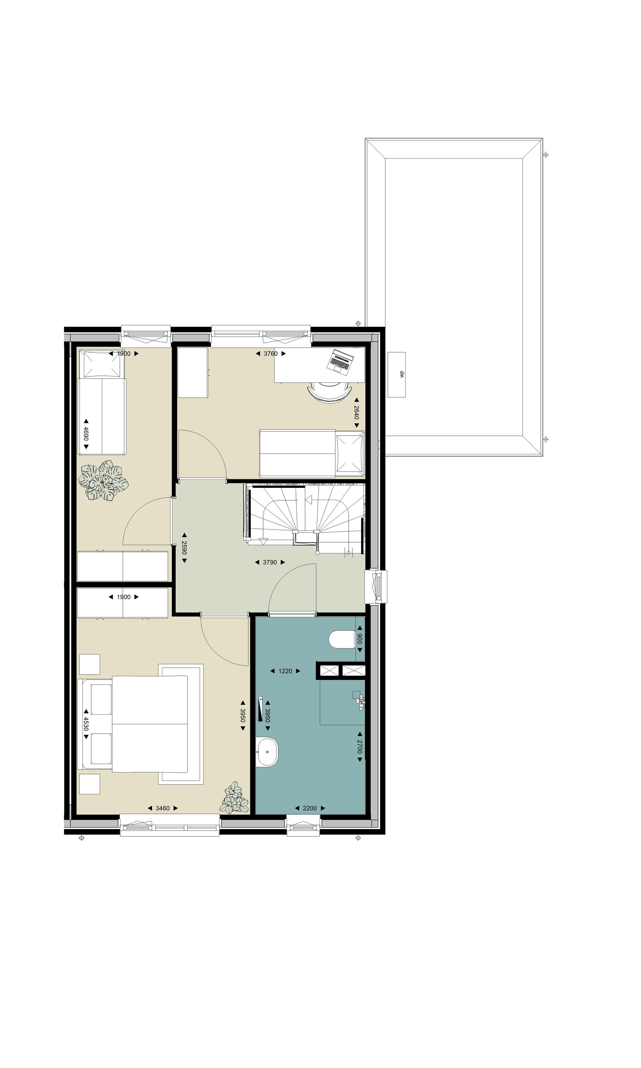 Photo 6 of 2 onder 1 kap woning (Bouwnr. 14)