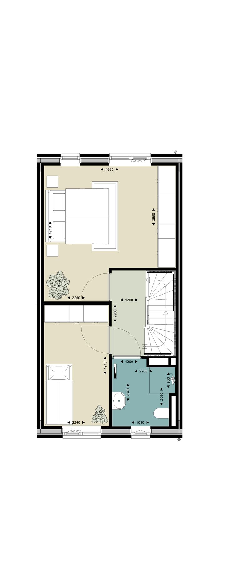 Foto 5 van Tussenwoning (Bouwnr. 22)