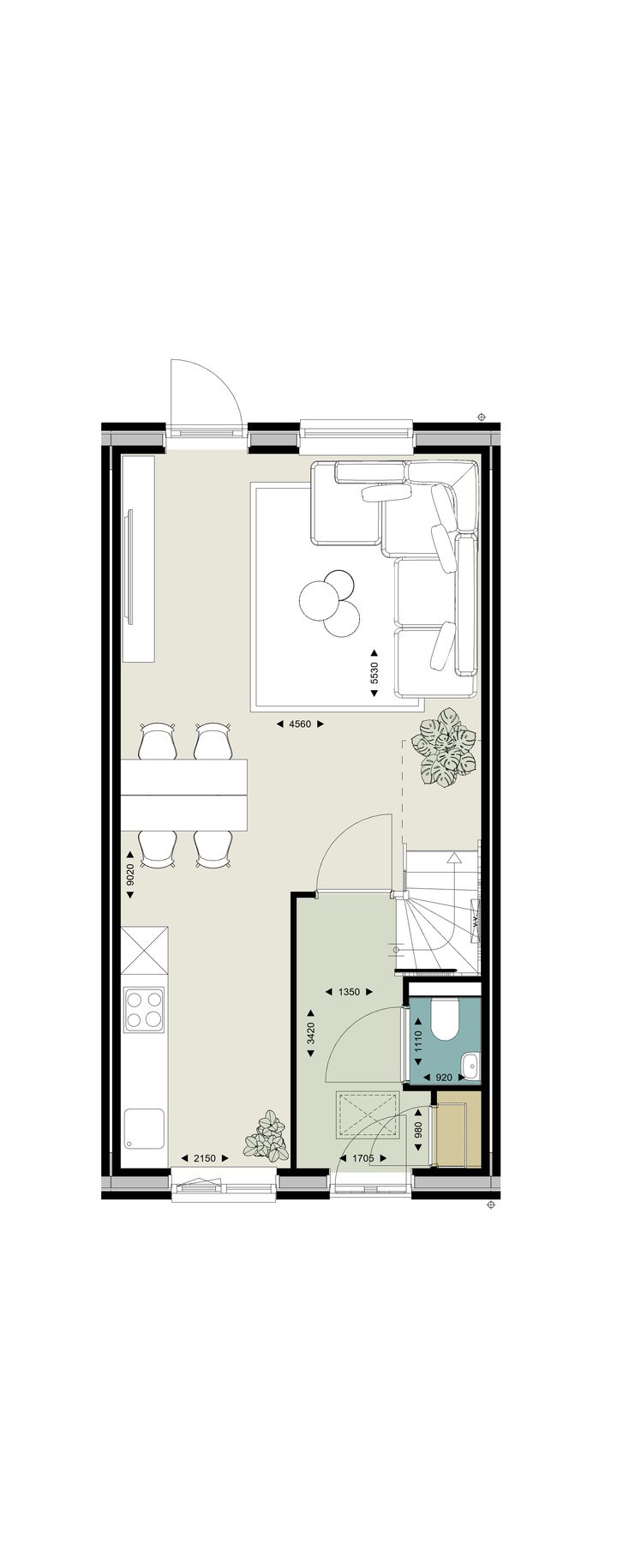 Foto 4 van Tussenwoning (Bouwnr. 25)