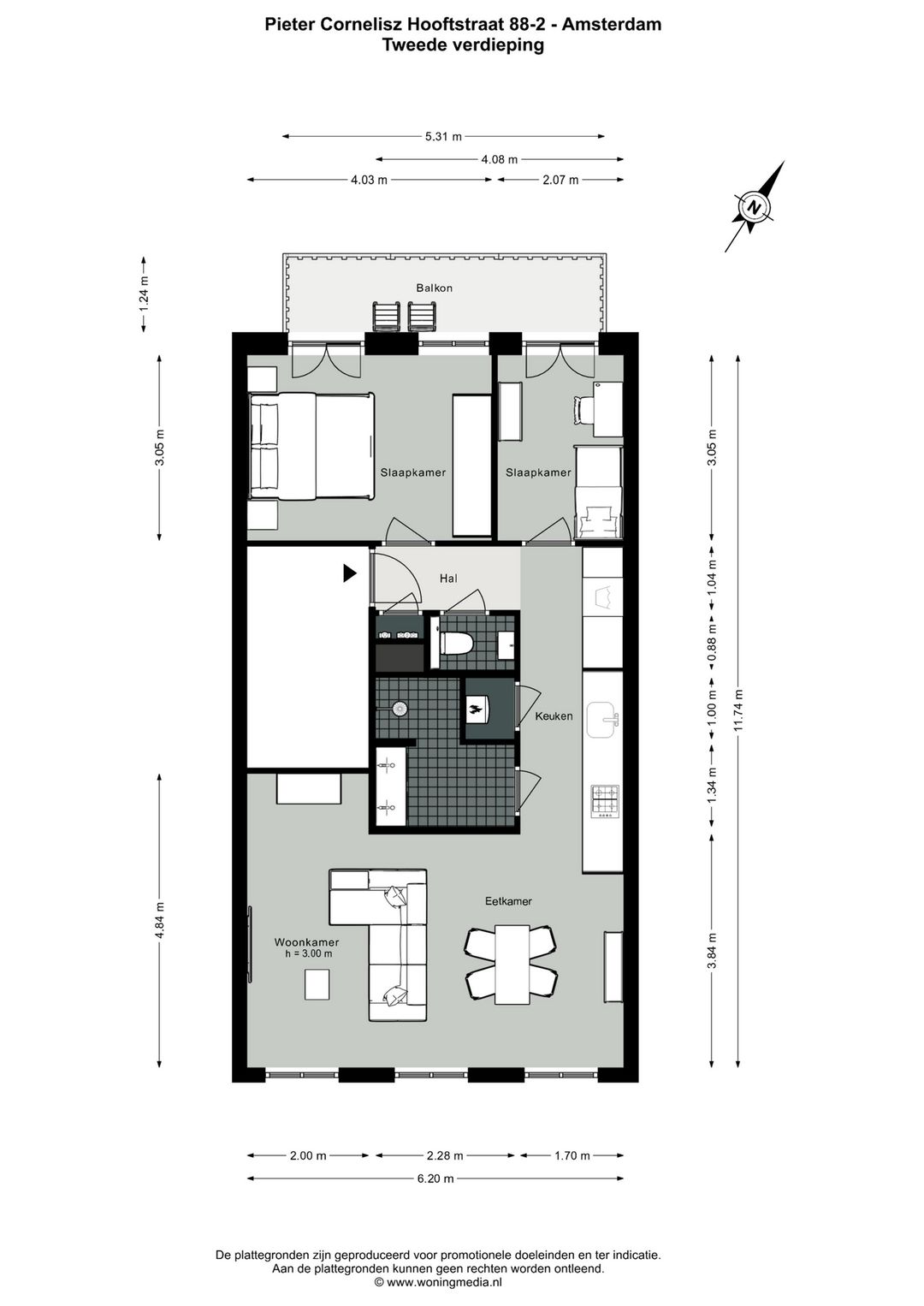 Foto 38 van Pieter Cornelisz. Hooftstraat 88-2