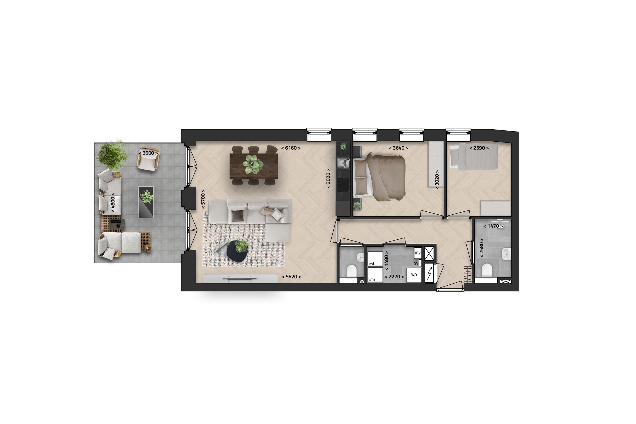 Foto 3 van Appartement 25