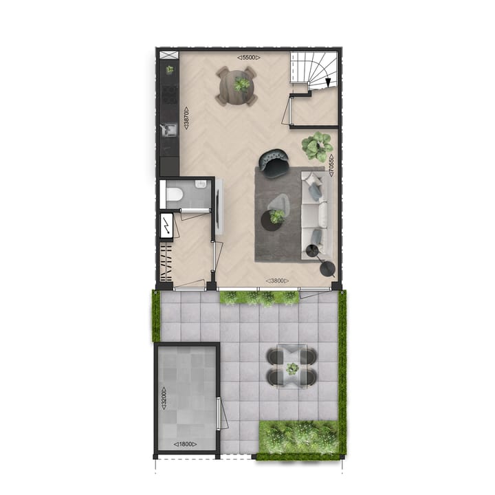 Foto 8 van Geschakelde schuurwoning 18