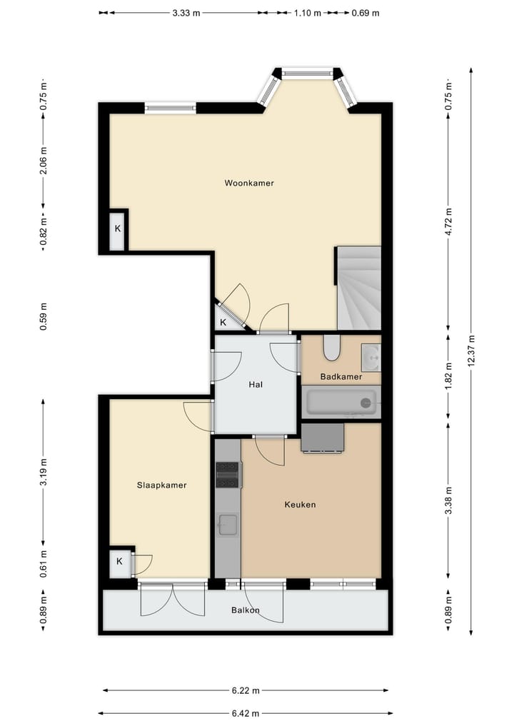 Foto 23 van Bennebroekstraat 6-2