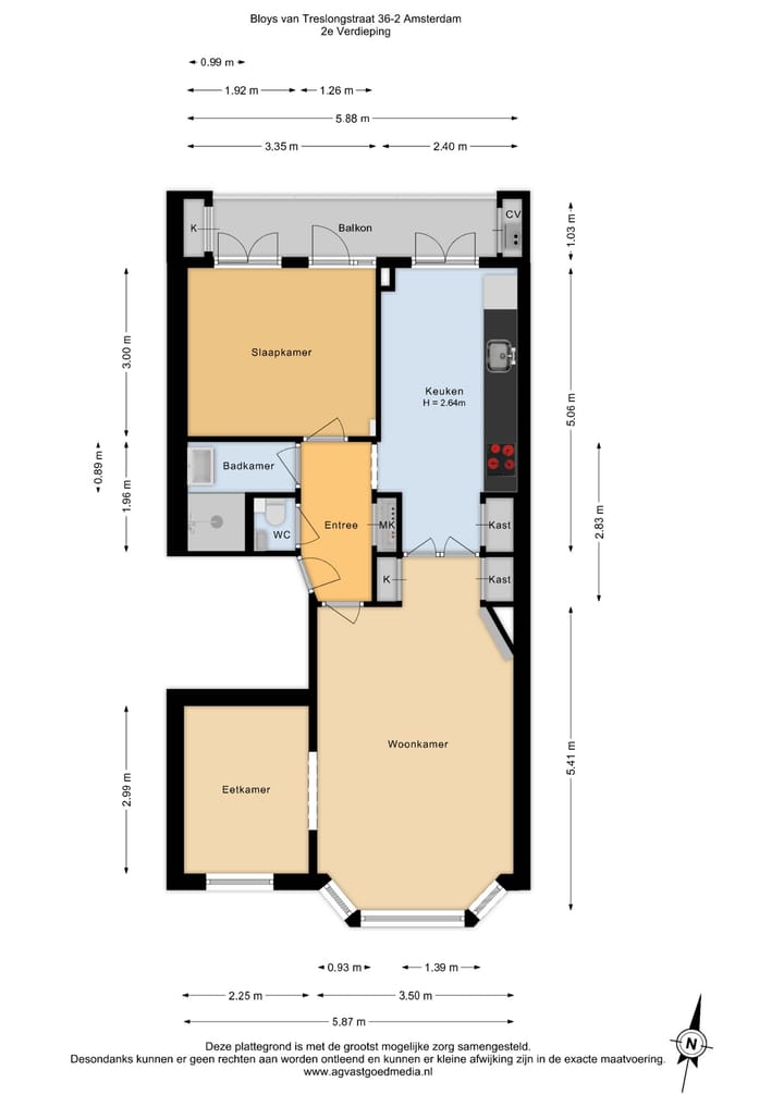 Foto 38 van Bloys van Treslongstraat 36-2