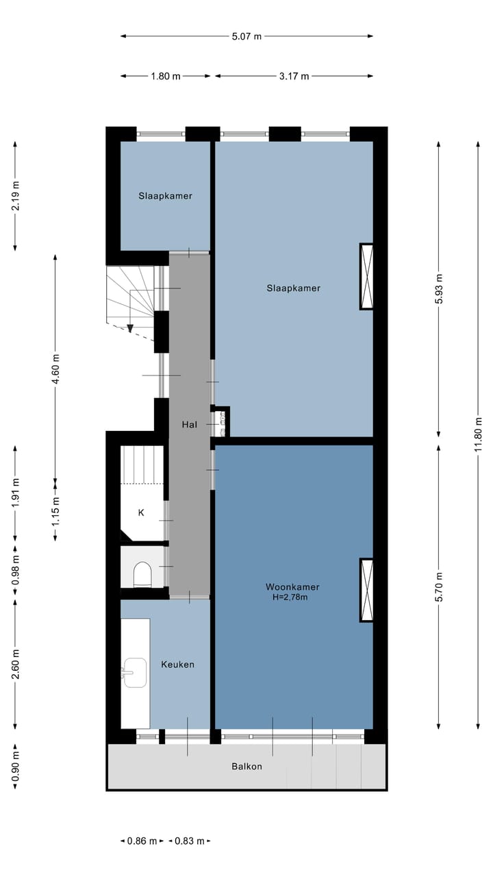 Foto 26 van Kortekade 40-B01